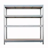 Стеллаж металлический оцинкованный AR Shelving Bullrack rivet 2000х2000х600 мм 4 полки
