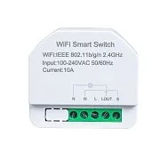 Умное WI-FI реле одноканальное Sibling Smart Home Powerswitch-M mini белое