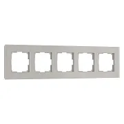 Рамка Werkel Senso пятиместная дымчатая soft-touch (a069971) Рамка Werkel Senso пятиместная дымчатая soft-touch (a069971)