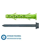 Дюбель фасадный Hard-Fix АНФ-Б с шурупом шестигранная головка 10х100 мм (100 шт.)