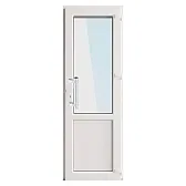Металлопластиковая дверь VEKA 2050х900 мм алюминиевый порог белая правая стеклопакет Металлопластиковая дверь VEKA 2050х900 мм алюминиевый порог белая правая стеклопакет