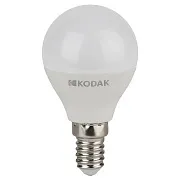 Лампа светодиодная Kodak E14 6500К 7 Вт 630 Лм 170-265 В шар матовая