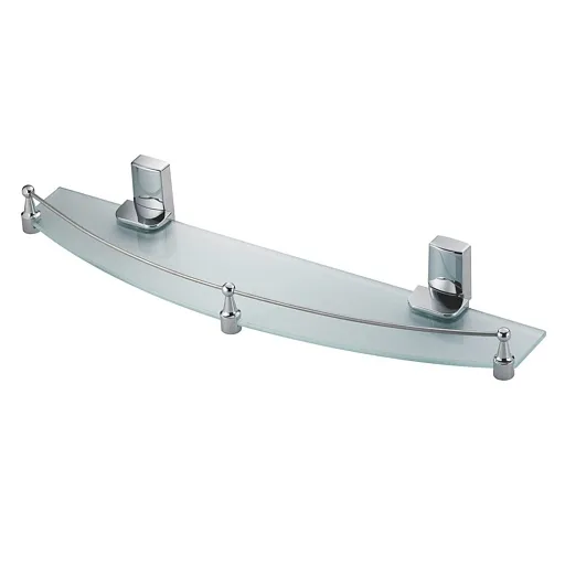Полка для ванной WasserKraft Leine K-5000 125х500х70 мм стекло/металл хром (K-5044) Полка для ванной WasserKraft Leine K-5000 125х500х70 мм стекло/металл хром (K-5044)