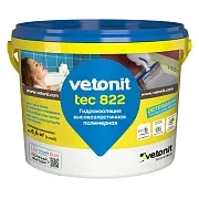 Гидроизоляция акриловая Vetonit Tec 822 серая 4 кг Гидроизоляция акриловая Vetonit Tec 822 серая 4 кг