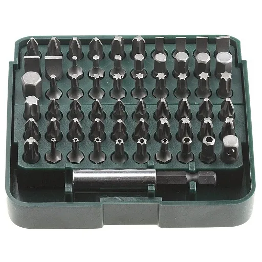 Набор бит Kraftool Grand-61 PH/PZ/SL/TORX/HEX/SQ 25 мм с адаптером (61 шт.) (26140-H61)