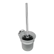 Ершик для унитаза Fora Drop подвесной стекло/металл хром (FOR-DP020/6840)