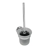 Ершик для унитаза Fora Drop подвесной стекло/металл хром (FOR-DP020/6840) Ершик для унитаза Fora Drop подвесной стекло/металл хром (FOR-DP020/6840)