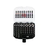 Набор бит КМ PH/PZ/TORX/HEX 25/50 мм с магнитным держателем (63 шт.) (1158350) Набор бит КМ PH/PZ/TORX/HEX 25/50 мм с магнитным держателем (63 шт.) (1158350)