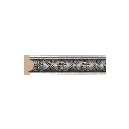 Молдинг из экополимера ударопрочный 30х14х2400 мм Decomaster Decor 157-55 серый