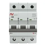 Автоматический выключатель модульный EKF Averes AV-6 3Р 63А тип C 6 кА 400 В (mcb6-3-63C-av)