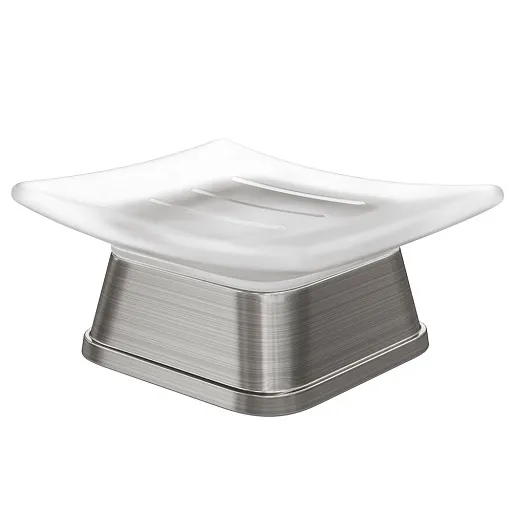 Мыльница для ванной WasserKraft K-5400Nickel настольная стекло/металл никель (K-5429N) Мыльница для ванной WasserKraft K-5400Nickel настольная стекло/металл никель (K-5429N)