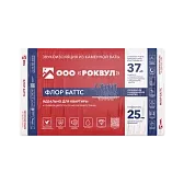 Звукоизоляция Роквул Флор Баттс 25x600x1000 мм 4,8 кв. м