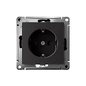 Розетка Systeme Electric AtlasDesign встраиваемая карбон с заземлением со шторками (ATN001045S) Розетка Systeme Electric AtlasDesign встраиваемая карбон с заземлением со шторками (ATN001045S)