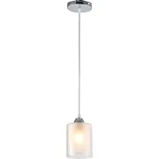 Светильник подвесной Schaffner Inverno E27 60 Вт 3 кв.м хром IP20 (4065-1П)