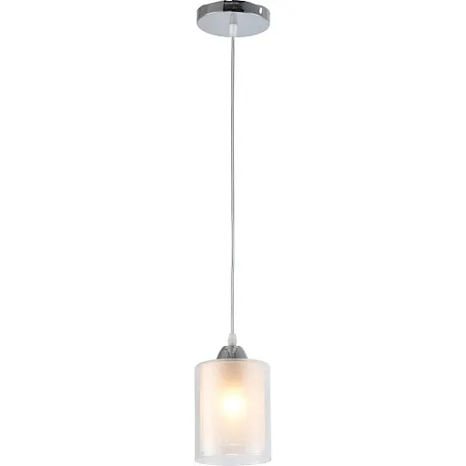 Светильник подвесной Schaffner Inverno E27 60 Вт 3 кв.м хром IP20 (4065-1П)
