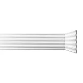 Панель декоративная из экополимера 200х2600х10 мм Bello Deco XPS СП 04/2.6 белая 0,52 кв.м