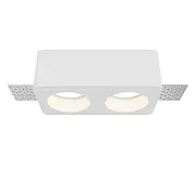 Светильник встраиваемый GU10 белый 10 Вт IP20 Technical Gyps Modern (DL123-GU10-02-W) Светильник встраиваемый GU10 белый 10 Вт IP20 Technical Gyps Modern (DL123-GU10-02-W)