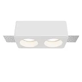 Светильник встраиваемый GU10 белый 10 Вт IP20 Technical Gyps Modern (DL123-GU10-02-W) Светильник встраиваемый GU10 белый 10 Вт IP20 Technical Gyps Modern (DL123-GU10-02-W)