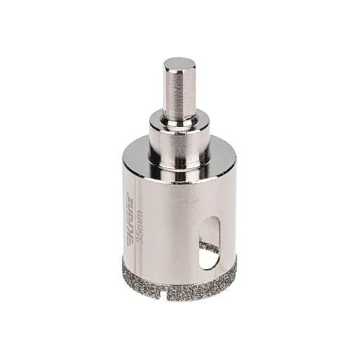 Коронка алмазная Kranz (KR-92-0026) по стеклу/керамике/керамограниту d32 мм