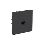 Розетка компьютерная DKC Kant встраиваемая черный уголь RJ45 (7012663DIY) Розетка компьютерная DKC Kant встраиваемая черный уголь RJ45 (7012663DIY)