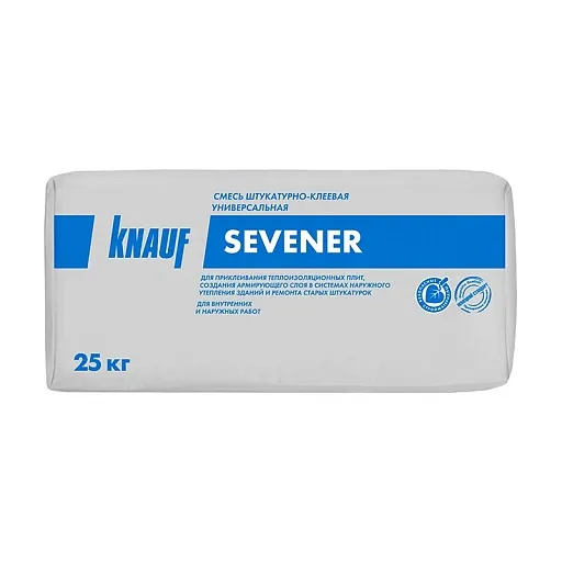 Клей для теплоизоляции Knauf Севенер 25 кг Клей для теплоизоляции Knauf Севенер 25 кг