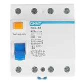 УЗО Chint NXL-63 40А 3P+N тип AC 30 мА 6 кА компактное (280791) УЗО Chint NXL-63 40А 3P+N тип AC 30 мА 6 кА компактное (280791)