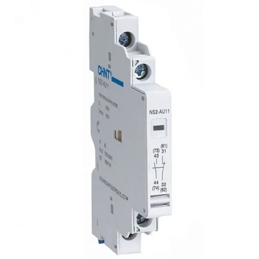 Контакт дополнительный Chint NS2 230-240 В для автоматов типа NS2-25 (495996) Контакт дополнительный Chint NS2 230-240 В для автоматов типа NS2-25 (495996)