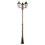 Светильник садово-парковый Arte Lamp Madrid коричневый 2350 мм E27 225 Вт IP44 (A1542PA-3BN) Светильник садово-парковый Arte Lamp Madrid коричневый 2350 мм E27 225 Вт IP44 (A1542PA-3BN)