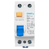 УЗО Chint NL1-63 40А 1P+N тип AC 30 мА 6 кА (200213) УЗО Chint NL1-63 40А 1P+N тип AC 30 мА 6 кА (200213)