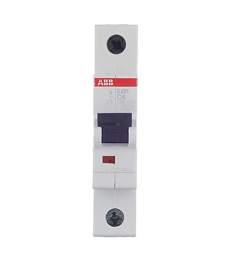 Автоматический выключатель модульный ABB S201 1P 6А тип C 6 кА 220 В (2CDS251001R0064)
