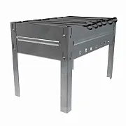 Мангал сборный Firewood с 6 шампурами 53х30х35 см