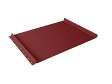 Кликфальц 0,5 мм Grand Line с пленкой на замках коричнево-красный RAL 3011 satin Кликфальц 0,5 мм Grand Line с пленкой на замках коричнево-красный RAL 3011 satin
