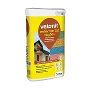 Штукатурка декоративная Vetonit Weber.Min Шуба 2 мм 25 кг