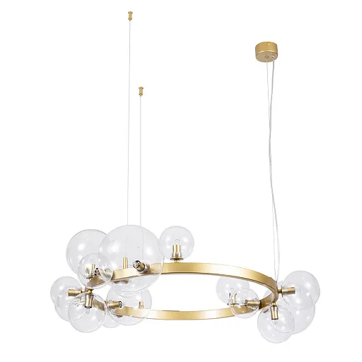 Люстра подвесная Arte Lamp Vincent G9 600 Вт 25 кв.м (A7790SP-15GO)