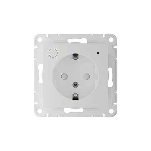 Умная розетка Systeme Electric AtlasDesign Smart (ATN000145Z) скрытая установка белая с заземлением