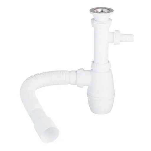 Сифон для раковины Wirquin Pro 1 1/2х40 мм с выпуском d63 мм с соединением 40/50 мм с отводом (30718052) Сифон для раковины Wirquin Pro 1 1/2х40 мм с выпуском d63 мм с соединением 40/50 мм с отводом (30718052)