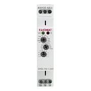 Реле времени DKC Mitra 240 В 16 А тип AC/DC (DRM-TM-1-240) Реле времени DKC Mitra 240 В 16 А тип AC/DC (DRM-TM-1-240)