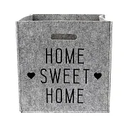 Органайзер для хранения Sweet Home 300х300х300 мм складной светло-серый Органайзер для хранения Sweet Home 300х300х300 мм складной светло-серый