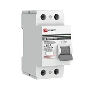 УЗО EKF PROxima ВД-100 40А 1P+N тип AC 300 мА 4,5 кА селективное (elcb-2-40-300S-em-pro) УЗО EKF PROxima ВД-100 40А 1P+N тип AC 300 мА 4,5 кА селективное (elcb-2-40-300S-em-pro)