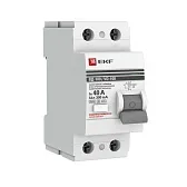 УЗО EKF PROxima ВД-100 40А 1P+N тип AC 300 мА 4,5 кА селективное (elcb-2-40-300S-em-pro)