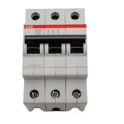 Автоматический выключатель модульный ABB SH203 3P 63А тип C 6 кА 400 В (2CDS213001R0634)