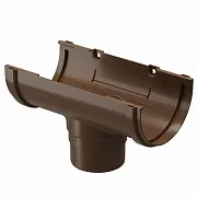 Воронка желоба пластиковая d120-80 мм Docke Standard светло-коричневая RAL 8017 Воронка желоба пластиковая d120-80 мм Docke Standard светло-коричневая RAL 8017