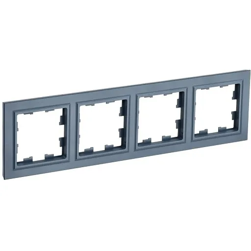 Рамка IEK Brite четырехместная маренго (BR-M42-K35) Рамка IEK Brite четырехместная маренго (BR-M42-K35)
