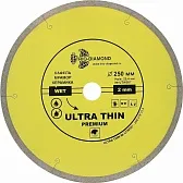 Диск алмазный по керамограниту Trio-Diamond Hot Pres 250x25,4x1,7 мм сплошной мокрый рез (UTW507)