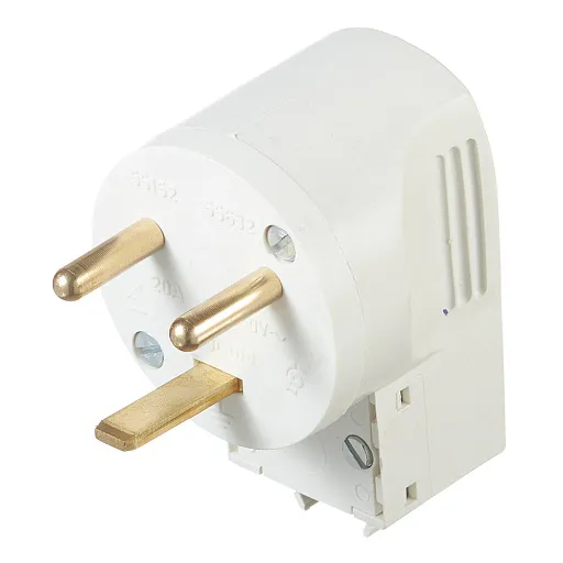 Вилка силовая угловая для электроплит Legrand с заземлением 2Р+N 20 А 380 В IP44 слоновая кость (55152) Вилка силовая угловая для электроплит Legrand с заземлением 2Р+N 20 А 380 В IP44 слоновая кость (55152)