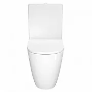 Унитаз-компакт Vitra Sento безободковый с горизонтальным выпуском с сиденьем микролифт белый (9830B003-7204) Унитаз-компакт Vitra Sento безободковый с горизонтальным выпуском с сиденьем микролифт белый (9830B003-7204)