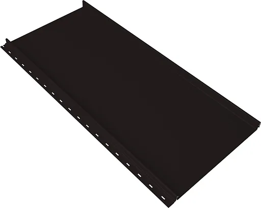 Кликфальц 0,5 мм Grand Line Мини с пленкой на замках черный RAL 9005 satin matt