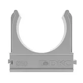Фиксатор для труб 50 мм DKC с защелкой серый (50 шт.) (51050DIY)