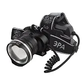 Фонарь налобный Эра светодиодный 1 LED 5 Вт аккумуляторный Li-Ion пластик/алюминий 3 режима (Б0039626)