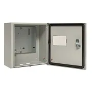 Щит учетно-распределительный навесной EKF Basic ЩУ-1/1-0 металлический IP54 310х300х150 мм 3 модуля с окном для снятия показаний счетчика (mb54-1-bas)
